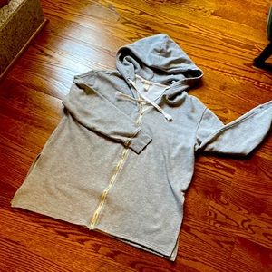 H&M grey longline hoodie
